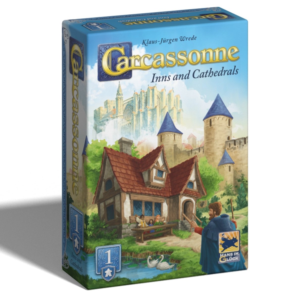 Carcassonne Exp 1: Inns & Cathedrals (New) Scandi BrettspillnettbutikkBrettspillnettbutikk