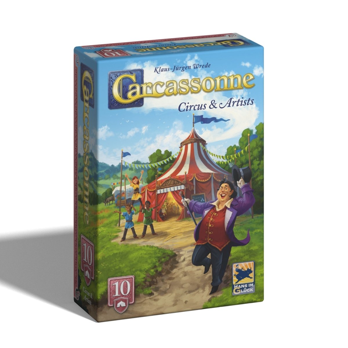 Carcassonne Exp 10: Circus & Artists (New) Scandi BrettspillnettbutikkBrettspillnettbutikk