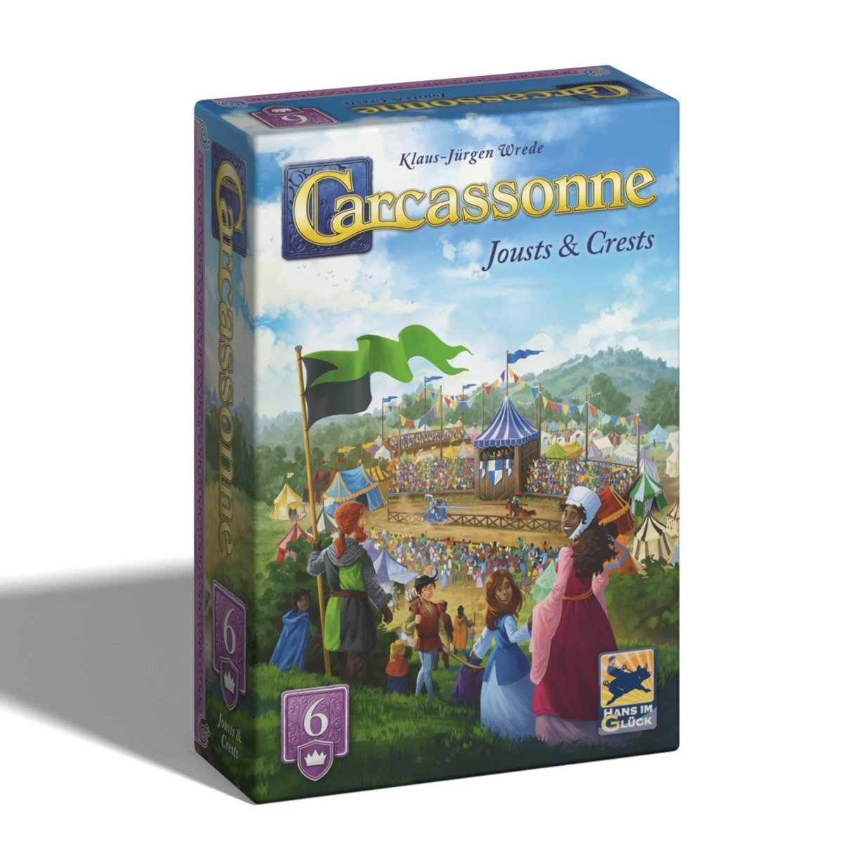 Carcassonne Exp 6: Jousts & Crests (New) Scandi BrettspillnettbutikkBrettspillnettbutikk