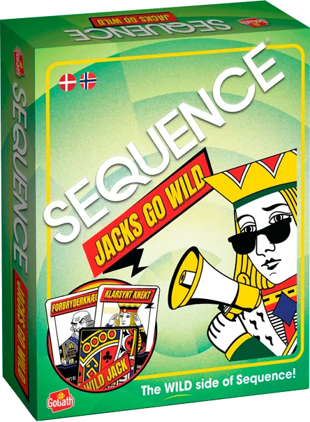 Sequence Jacks Go Wild DK/NO BrettspillnettbutikkBrettspillnettbutikk