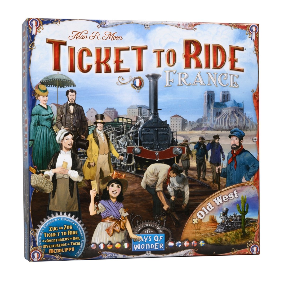 Ticket To Ride Map Coll. 6 France BrettspillnettbutikkBrettspillnettbutikk