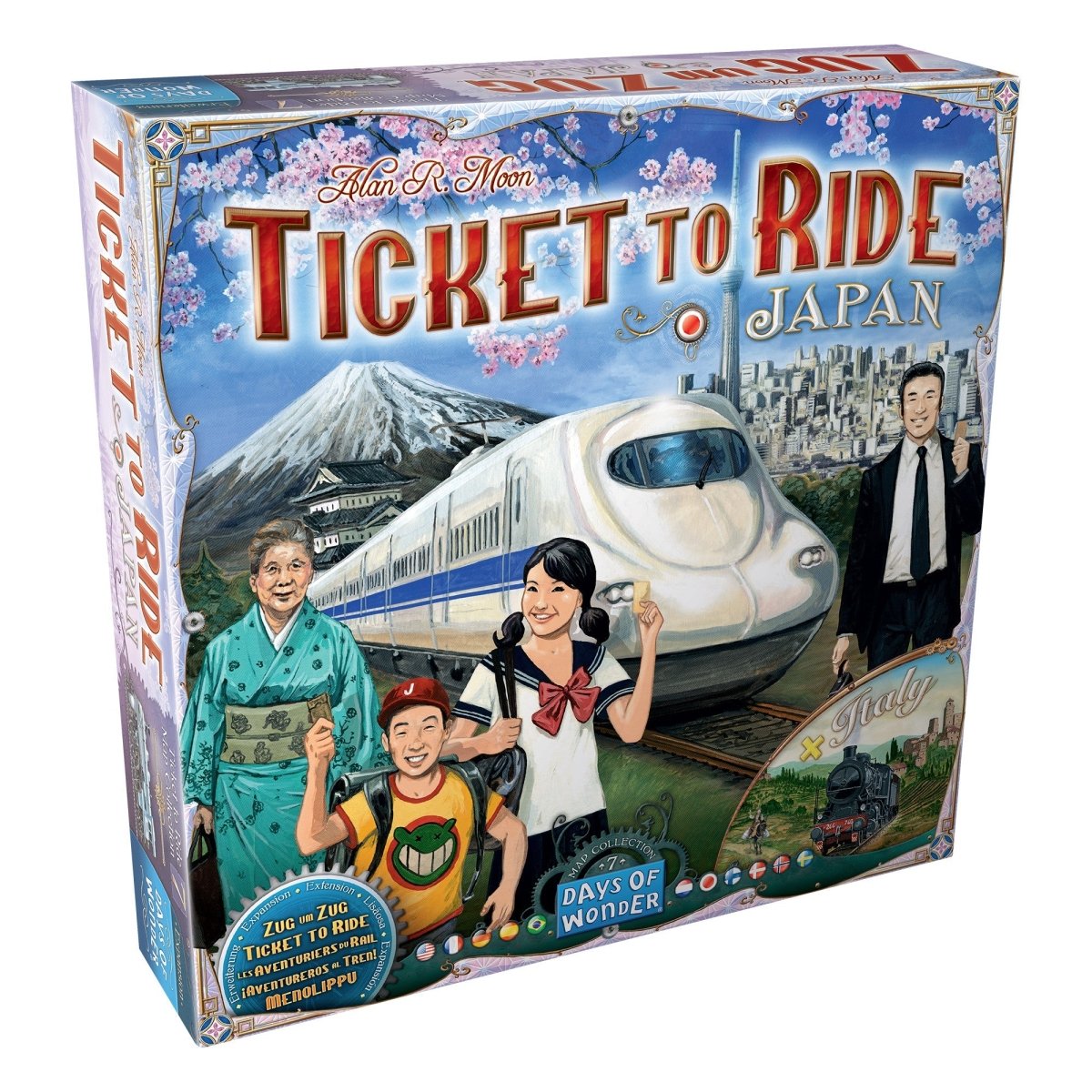 Ticket To Ride Map Coll. 7 Japan/Italy BrettspillnettbutikkBrettspillnettbutikk