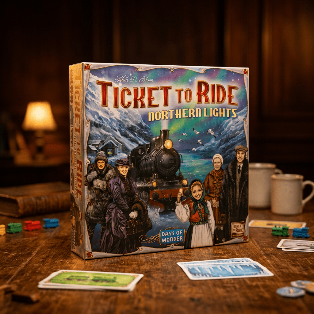 Ticket to Ride Northern Lights BrettspillDays of WonderBrettspillnettbutikk