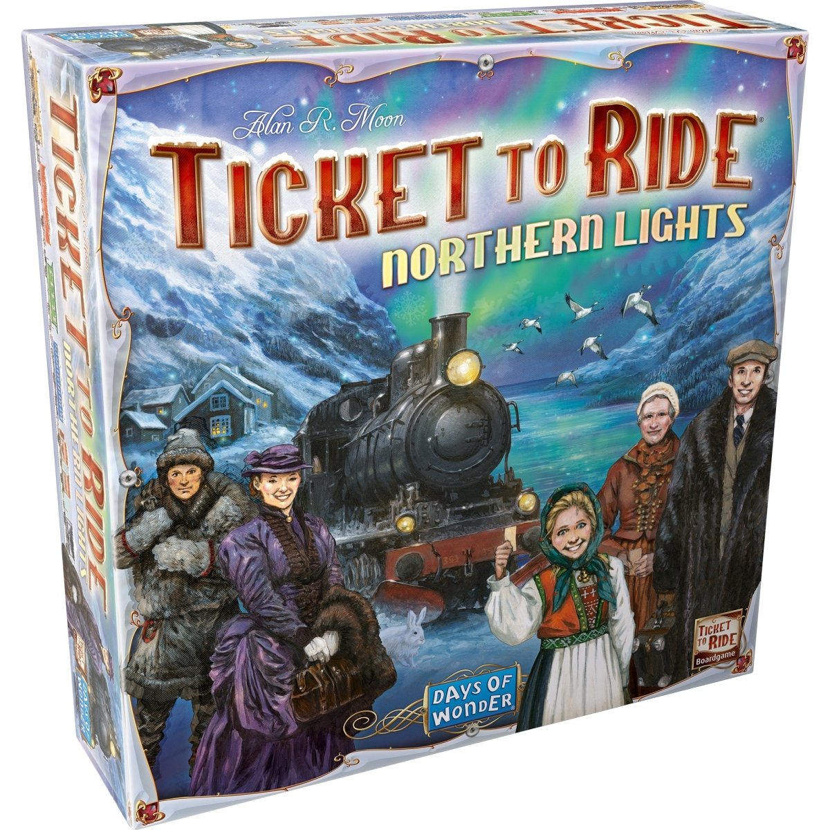 Ticket to Ride Northern Lights – Brettspill gjennom Norden BrettspillDays of WonderBrettspillnettbutikk